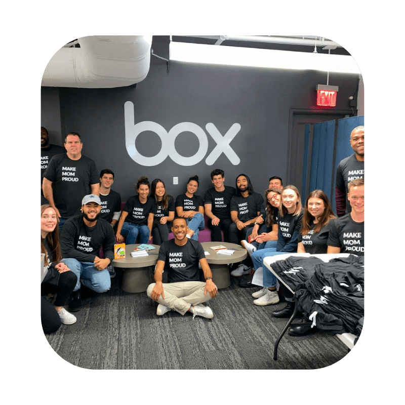 Box employee group photo