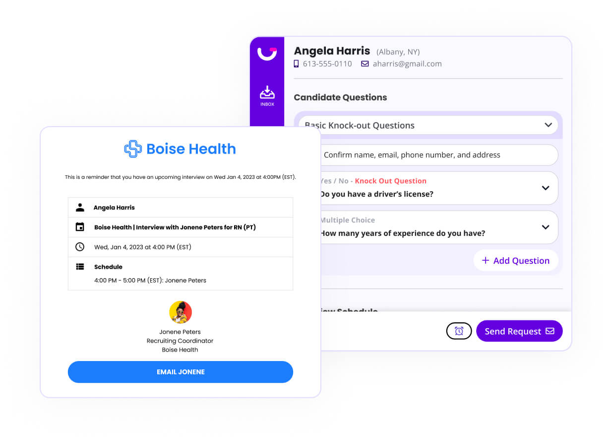 automated interview scheduling for healthcare
