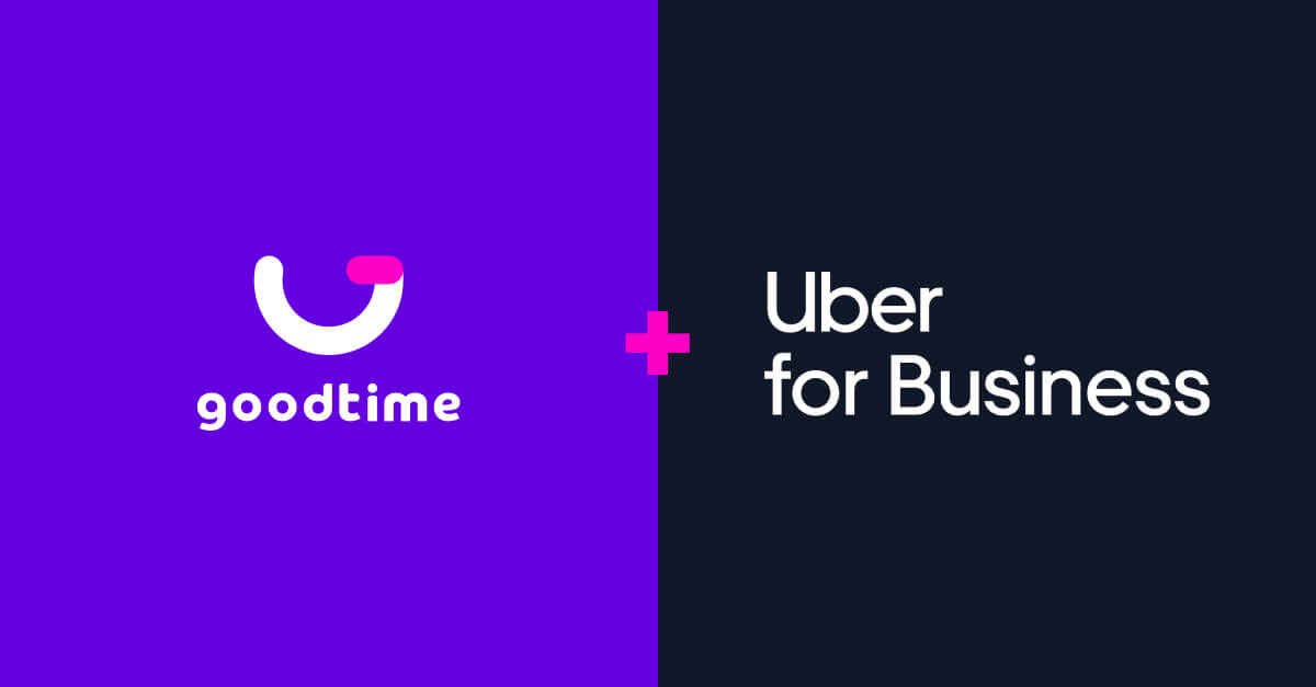 GoodTime and Uber for Business logos