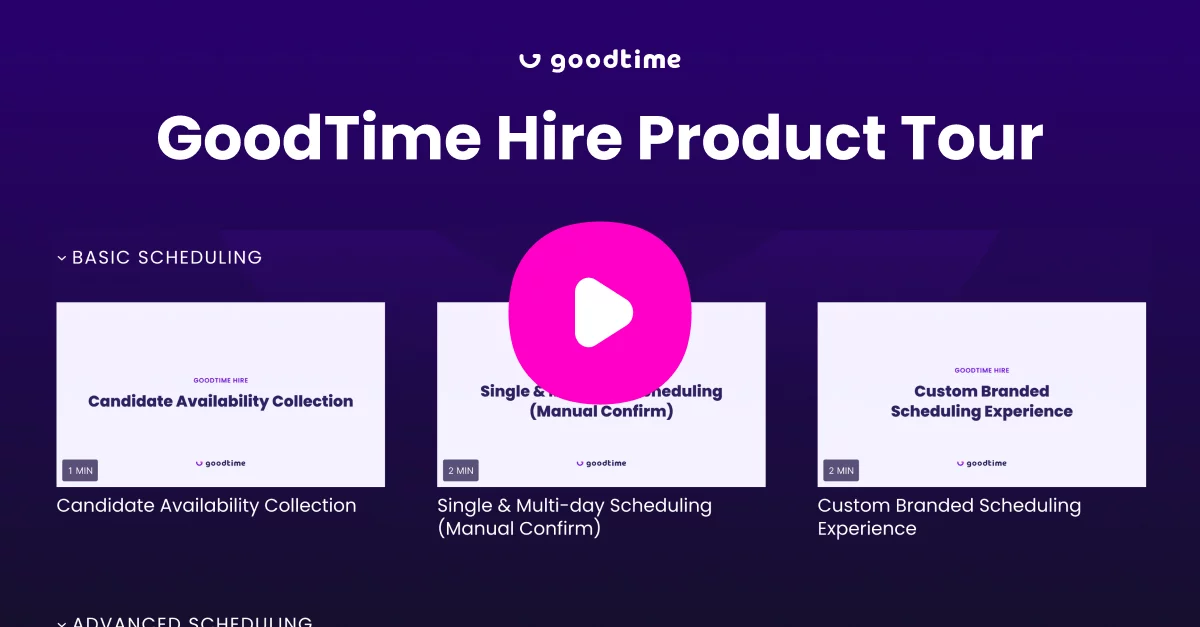 GoodTime Hire Product Tour | GoodTime Goodtime travel