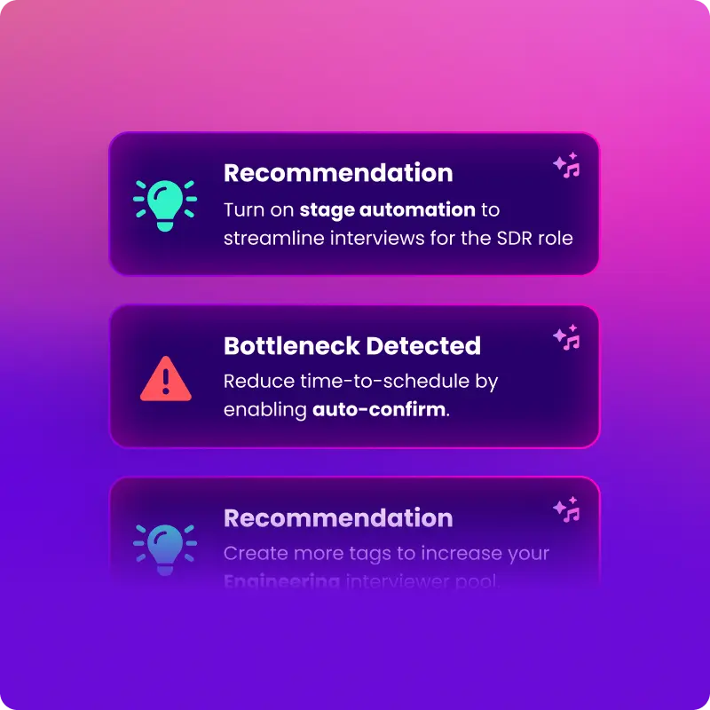 Get AI-driven recommendations to improve your process