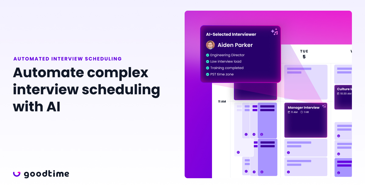 Automated Interview Scheduling Powered By AI GoodTime